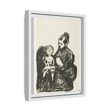 Nodriza con niño / La madre y el niño que llora (1902) de Edvard Munch. 