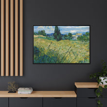 Vincent van Gogh's Green Wheat Field with Cypress (1889) - NOMADEN ART GALLERY