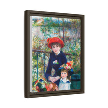 Dos hermanas (en la terraza) (1881) de Pierre-Auguste Renoir 