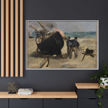 Tarring the Boat (Le Bateau goudronné) de Édouard Manet