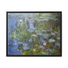 Water Lilies by Claude Monet - Framed Classic Canvas Print - NOMADEN ART GALLERY
