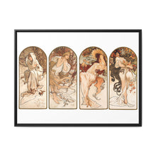 Alphonse Maria Mucha's The Seasons (1897). Famous Art Nouveau artwork - NOMADEN ART GALLERY