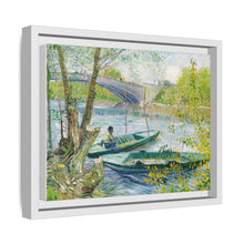 Fishing in Spring, the Pont de Clichy (Asnières) (1887) by Vincent Van Gogh - NOMADEN ART GALLERY