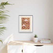 Impresión de plantilla con patrón floral Art Nouveau de estilo oriental