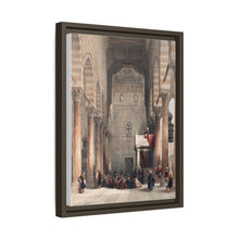 Interior of the mosque of the Metwalys (Metwalis) illustration by David Roberts (1796–1864)