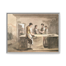 Illustration of the cloth dresser from The Costume of Yorkshire (1814) by George Walker - NOMADEN ART GALLERY