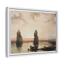 Statues of Memnon at Thebes during the inundation illustration by David Roberts (1796–1864)