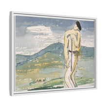 A weary pilgrim (1936) watercolor by Mikulas Galanda