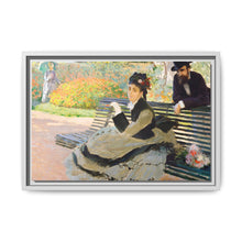 Camille Monet (1847–1879) on a Garden Bench (1873) by Claude Monet - NOMADEN ART GALLERY