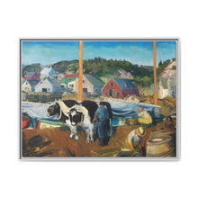 Ox Team, Wharf at Matinicus (1916) - NOMADEN ART GALLERY