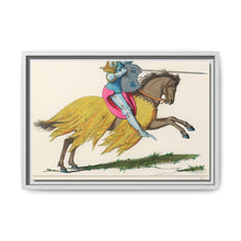 French Knight, 14th Century: Vintage Equestrian Art by Paul Mercuri (1860) - NOMADEN ART GALLERY