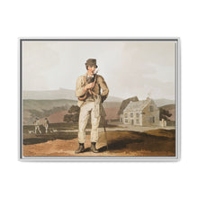 Illustration of moor guide from The Costume of Yorkshire (1814) by George Walker - NOMADEN ART GALLERY