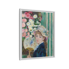Mujer con abanico (c. 1879) de Pierre Auguste Renoir