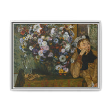 Edgar Degas's A Woman Seated beside a Vase of Flowers (Madame Paul Valpinçon?) - NOMADEN ART GALLERY