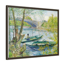Fishing in Spring, the Pont de Clichy (Asnières) (1887) by Vincent Van Gogh - NOMADEN ART GALLERY
