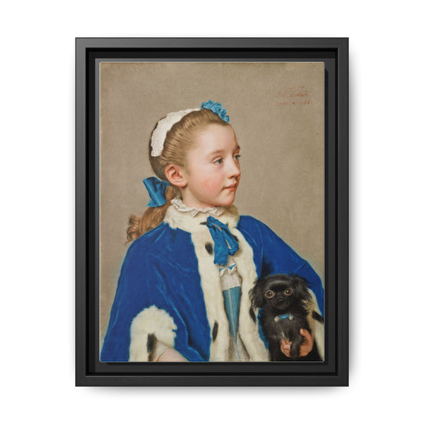 Portrait of Maria Frederike van Reede-Athlone at Seven Years of Age by Jean Etienne Liotard - NOMADEN ART GALLERY
