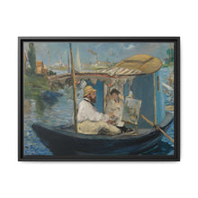 Monet in his Boat (c. 1874) by Edouard Manet - NOMADEN ART GALLERY