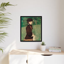 Mujer joven en un jardín (Jeune femme dans un jardin), (1879) de Édouard Manet