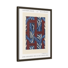 Estampado de pochoir con estampado de flores Art Nouveau en estilo oriental. Original de nuestra propia edición de 1914 de Samarkande.