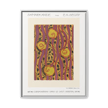 Flower pattern Art Deco stencil print in oriental style. Original from our own 1914 edition of Samarkande - NOMADEN ART GALLERY