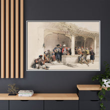 The coffee shop illustration by David Roberts (1796–1864)