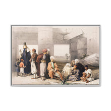 Entrance of the Temple of Amun Thebes illustration by David Roberts (1796–1864) - NOMADEN ART GALLERY