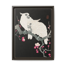 Two cockatoo and plum blossom (1925 - 1936) by Ohara Koson