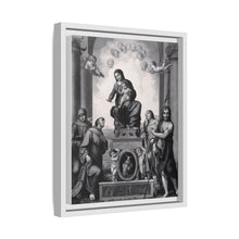 Saint Mary (the Blessed Virgin) with the Christ Child and Saint Antony of Padua, Saint Francis of Assisi, Saint Catherine of Alexandria, Saint John the Baptist and angels.