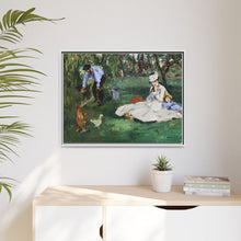 La familia Monet en su jardín de Argenteuil (1874) de Édouard Manet 