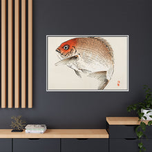 Tai (Red Seabream) fish by Kōno Bairei