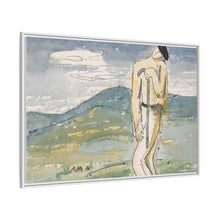 A weary pilgrim (1936) watercolor by Mikulas Galanda