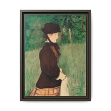 Young Woman in a Garden (Jeune femme dans un jardin), (1879) by Édouard Manet - NOMADEN ART GALLERY