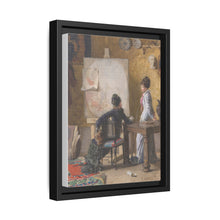 Adéle de Saussure and Marie-Louise Ravel, the Artist's Wife, in His Studio (1877) by Edouard Ravel - NOMADEN ART GALLERY