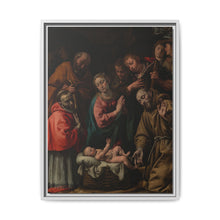 Adoration of the Shepherds with Saints Francis and Saint Carlo Borromeo by Antonio d Enrico called Tanzio da Varallo - NOMADEN ART GALLERY