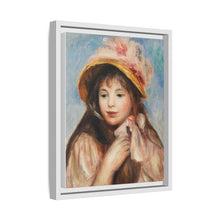 Mädchen mit rosa Haube (Jeune fille au chapeau rose) (1894) von Pierre-Auguste Renoir
