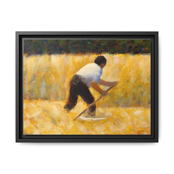 The Mower (ca. 1881–1882) by Georges Seurat - NOMADEN ART GALLERY