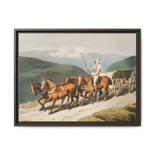 Illustration of the east riding or wolds waggon from The Costume of Yorkshire (1814) by George Walker - NOMADEN ART GALLERY