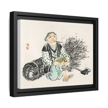 Smoking farmer with branches by Kōno Bairei (1844-1895)