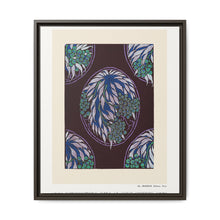 Fruit tree pattern Art Nouveau pochoir print in oriental style. Original from our own 1914 edition of Samarkande - NOMADEN ART GALLERY