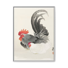 Chicken and cock (1900 - 1936) by Ohara Koson