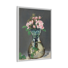 Rosas de musgo en un jarrón (1882) de Edouard Manet.