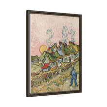 Houses and Figure by Vincent van Gogh - NOMADEN ART GALLERY