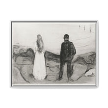 Two Human Beings. The Lonely Ones (1894) by Edvard Munch - NOMADEN ART GALLERY