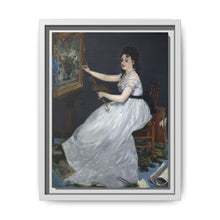 Porträt der Eva Gonzalés im Atelier Manets (1870) by Edouard Manet - NOMADEN ART GALLERY
