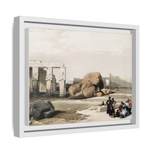 Fragment of the Great Colossi at the Memnonium Thebes illustration by David Roberts (1796–1864)