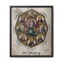 Saint George and Saint Antony of Padua, Saint Catherine of Alexandria, Saint Peter the Apostle, Saint Philomena, Saint Anne, Saint Barbara, Saint John the Baptist and Saint Agnes - NOMADEN ART GALLERY