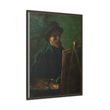 Vincent van Gogh's Self-Portrait with Dark Felt Hat at the Easel (1886) - NOMADEN ART GALLERY