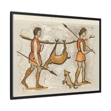 Hunter-Gatherer Mosaic: Vintage Encyclopaedia Art (1891)