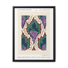 Grape pattern Art Nouveau pochoir print in oriental style. Original from our own 1914 edition of Samarkande - NOMADEN ART GALLERY