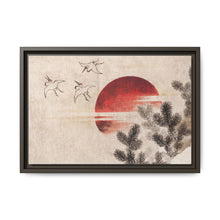 Katsushika Hokusai's birds and sunset, from Album of Sketches (1814) - NOMADEN ART GALLERY